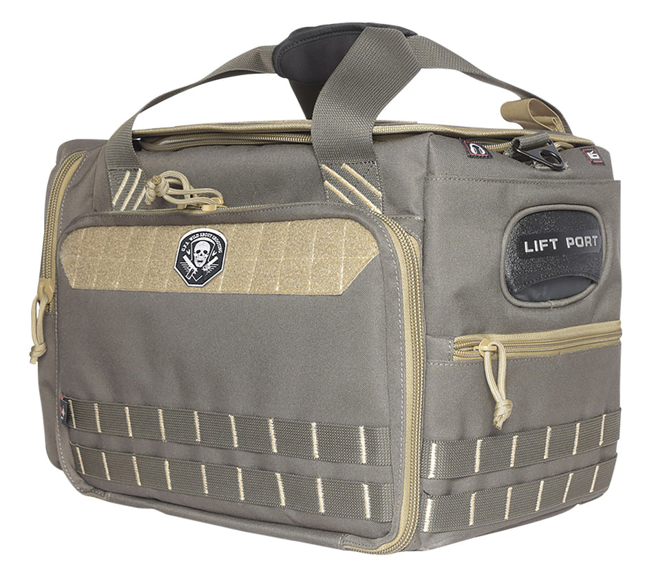 GPS 1512MLBR Rifle Green Range Bag, Foam Cradle Interior, Visual ID System, Accommodates 5 Handguns