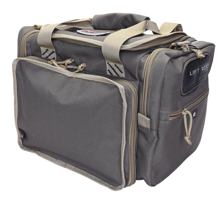 GPS 1411MRBR Rifle Green Nylon Medium Range Bag, Visual ID System, Ideal for Handgun and Long Gun Shooters