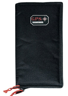 GPS GPS865PS Medium Pistol Sleeve Black Nylon, Padded Security, Lockable Zippers, Single Handgun Carry