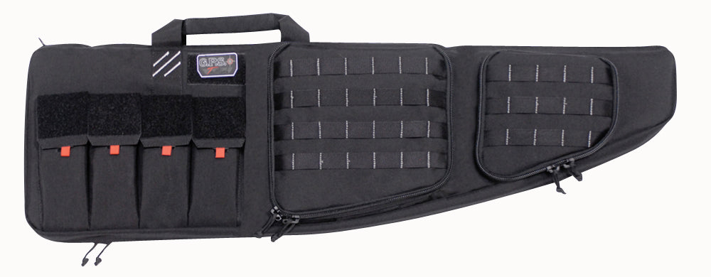 GPS Bags T42ARB 42" Tactical AR Case Black with Visual ID Storage System & External Handgun Pocket
