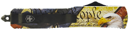 Templar Knife SEG332 Gen II We The People Eagle Small 2.69" OTF Drop Point 440C SS Blade 4.31" Aluminum Handle Glass Breaker