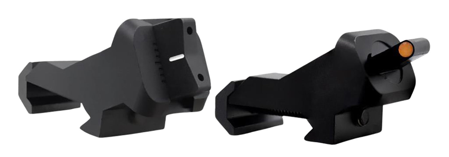 XS Sights AR00081N XTI2 AR-15 45° Offset Iron Sight Set - Non-Tritium, Orange Dot Front & White Stripe Rear