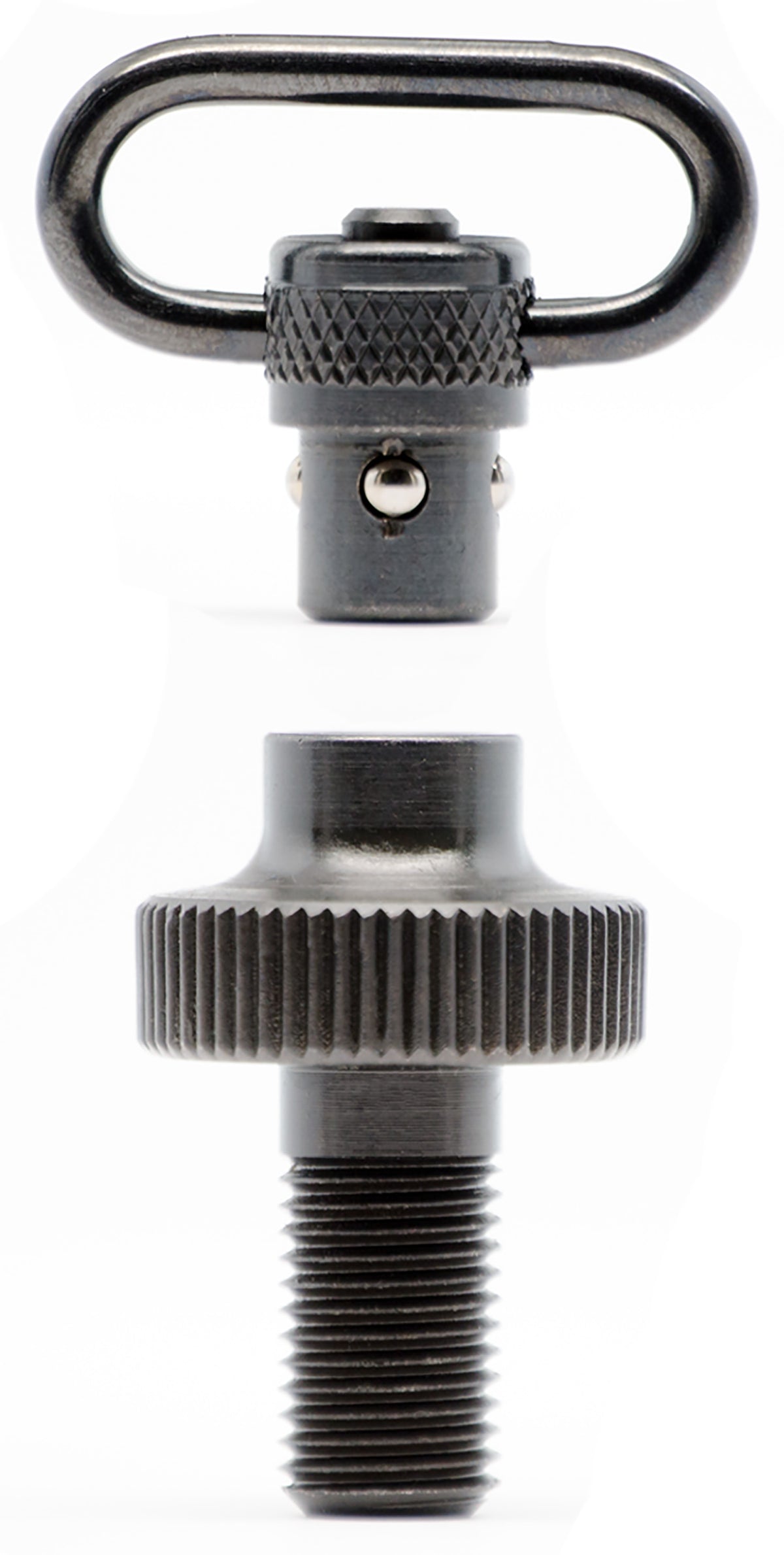 GrovTec GTSW308 Push Button 1" Swivel Shotgun Mag Cap Black Oxide Mossberg 500 12 Gauge