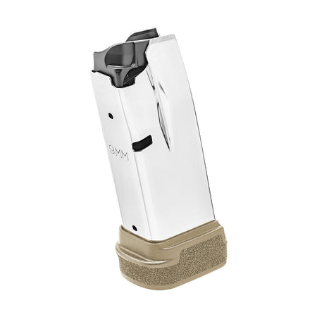Springfield Armory Hellcat 13rd 9mm Luger HC5913F Stainless Steel Magazine w/ FDE Sleeve