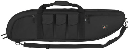 Tac Six Battalion 42" Tactical Rifle Case Black Endura Front Rear Accessory Pockets