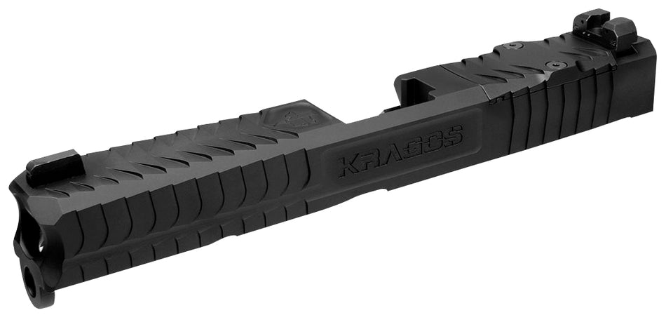 CMC Triggers Kragos SLD173GRMR Black DLC Stainless Steel Slide Glock 17 Gen3 RMR Cut
