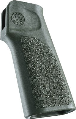 Hogue Vertical AR15 M16 Polymer Pistol Grip 15 Degree OD Green No Grooves