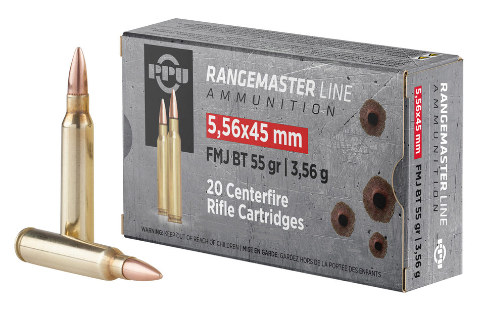 Prvi Partizan Rangemaster Ammo Can 5.56x45mm NATO 55 grain Full Metal Jacket Boat Tail ammunition
