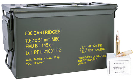 Prvi Partizan Rangemaster Ammo Can .308 Win / 7.62x51mm 145 grain Full Metal Jacket Boat Tail ammunition