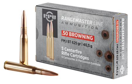 Prvi Partizan Rangemaster Full Metal Jacket 625 Grain .50 BMG 2940 fps