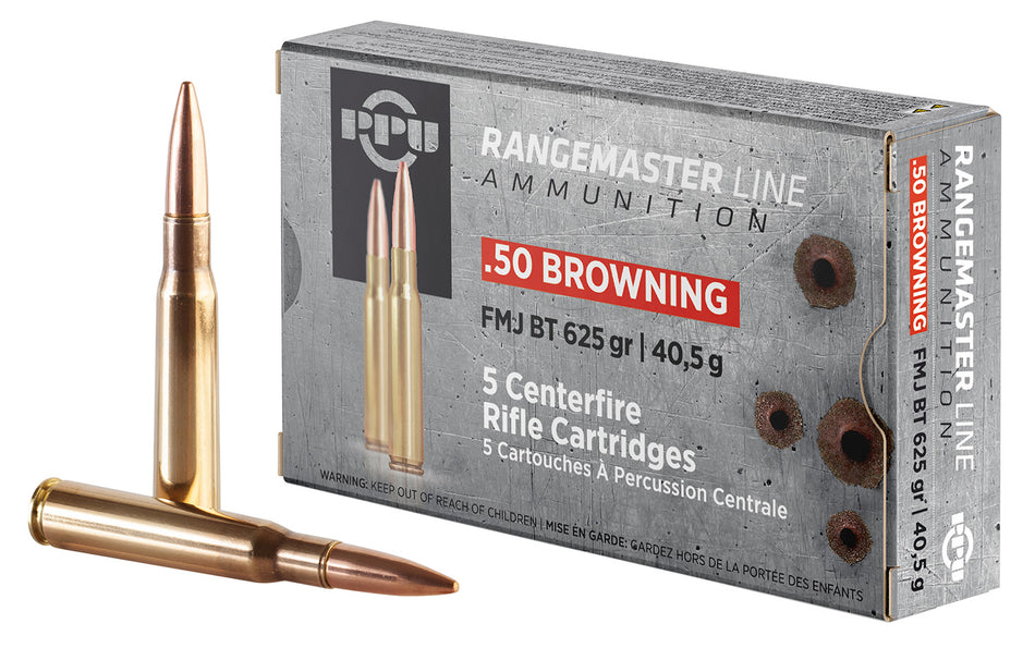 Prvi Partizan Rangemaster Full Metal Jacket 625 Grain .50 BMG 2940 fps