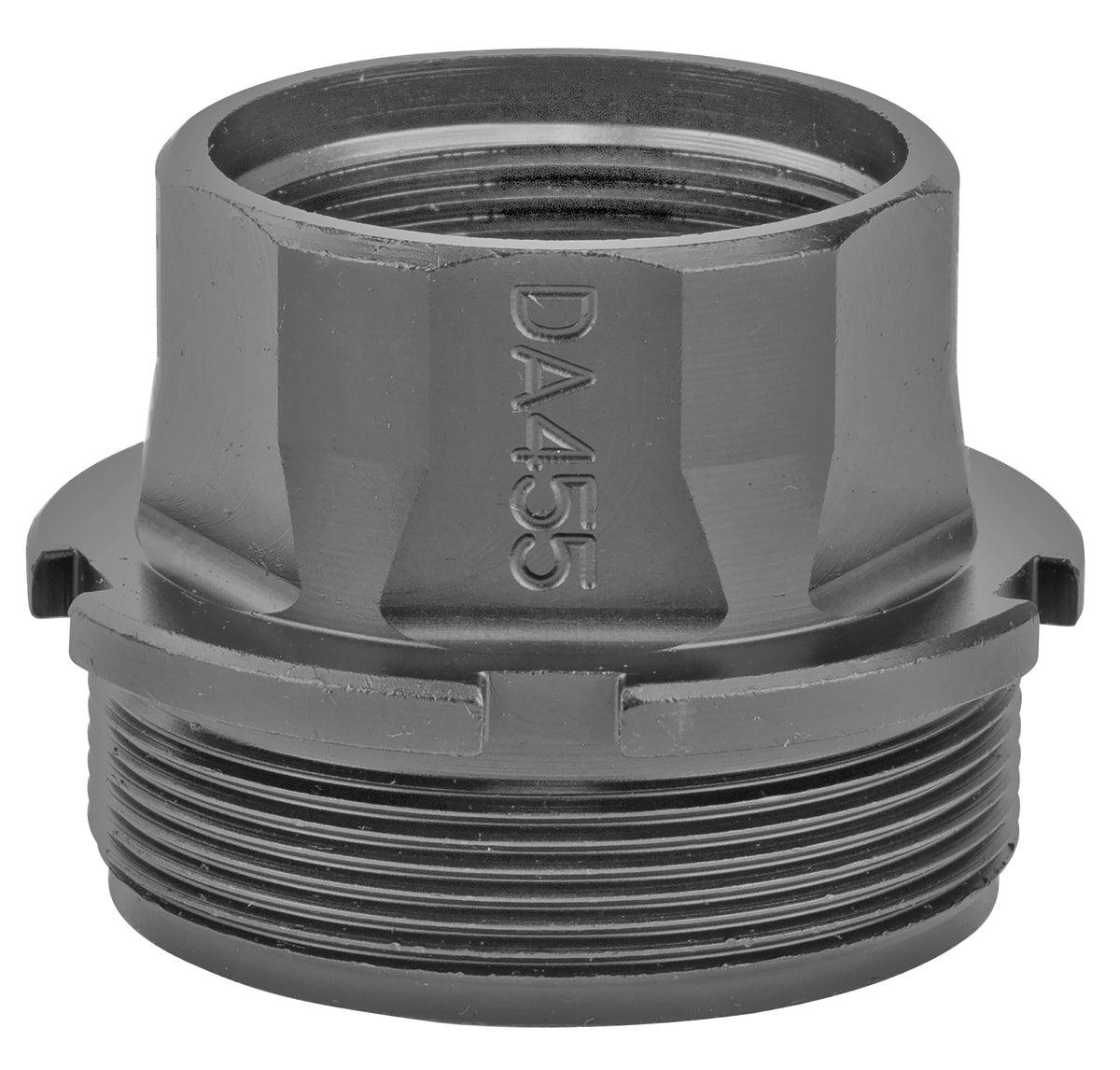 Dead Air DA455 4140 Steel Xeno Adapter Black Nitride for Dead Air Nomad Series Suppressors