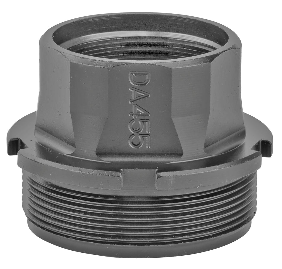 Dead Air DA455 4140 Steel Xeno Adapter Black Nitride for Dead Air Nomad Series Suppressors