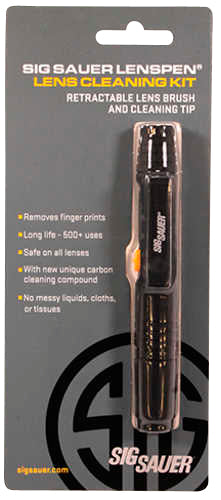 Sig Sauer Electro-Optics Lens Pen Cleaning Kit Retractable Bristle Brush