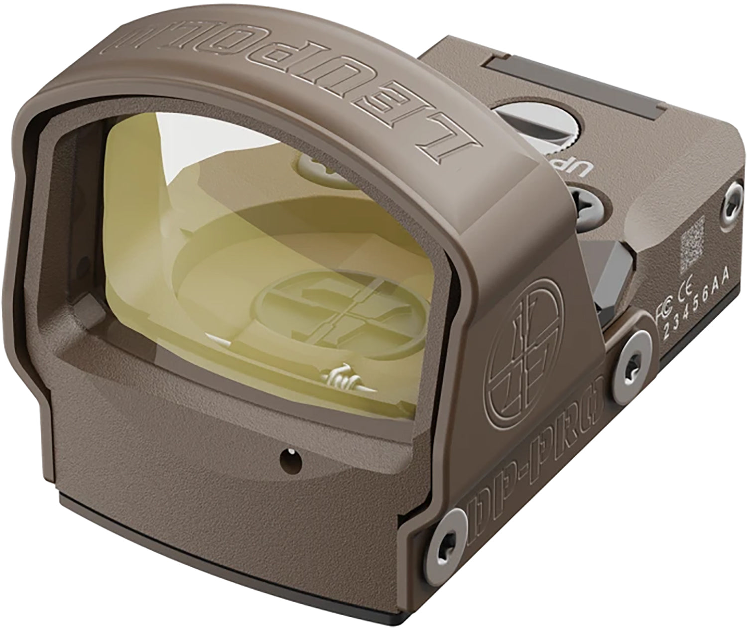 Leupold 181106 DP-Pro Flat Dark Earth 1x 6 MOA Red Dot Personal Defense Optic
