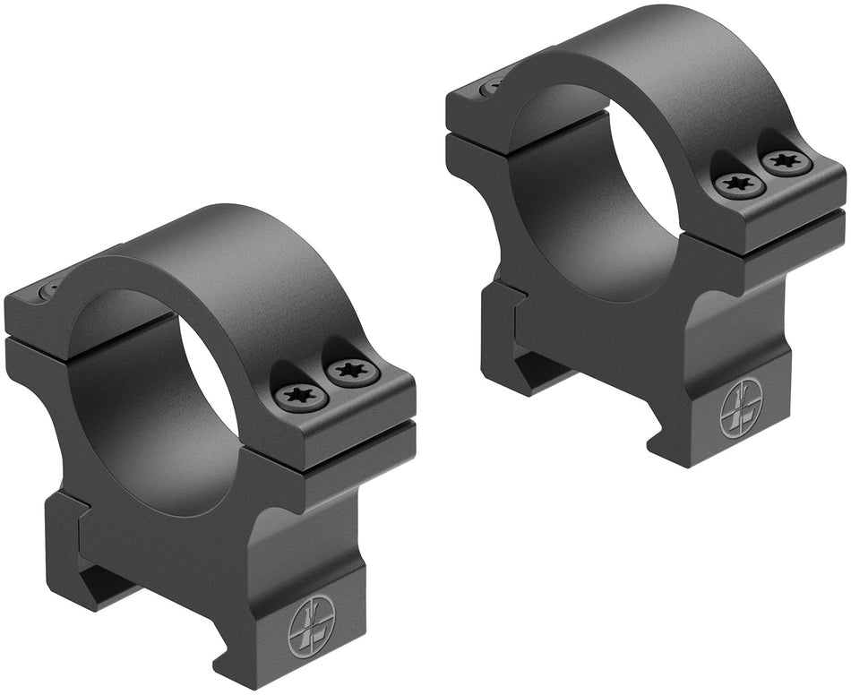 Leupold 180944 1" Maintube Medium Matte Black Open Range Cross-Slot Scope Rings