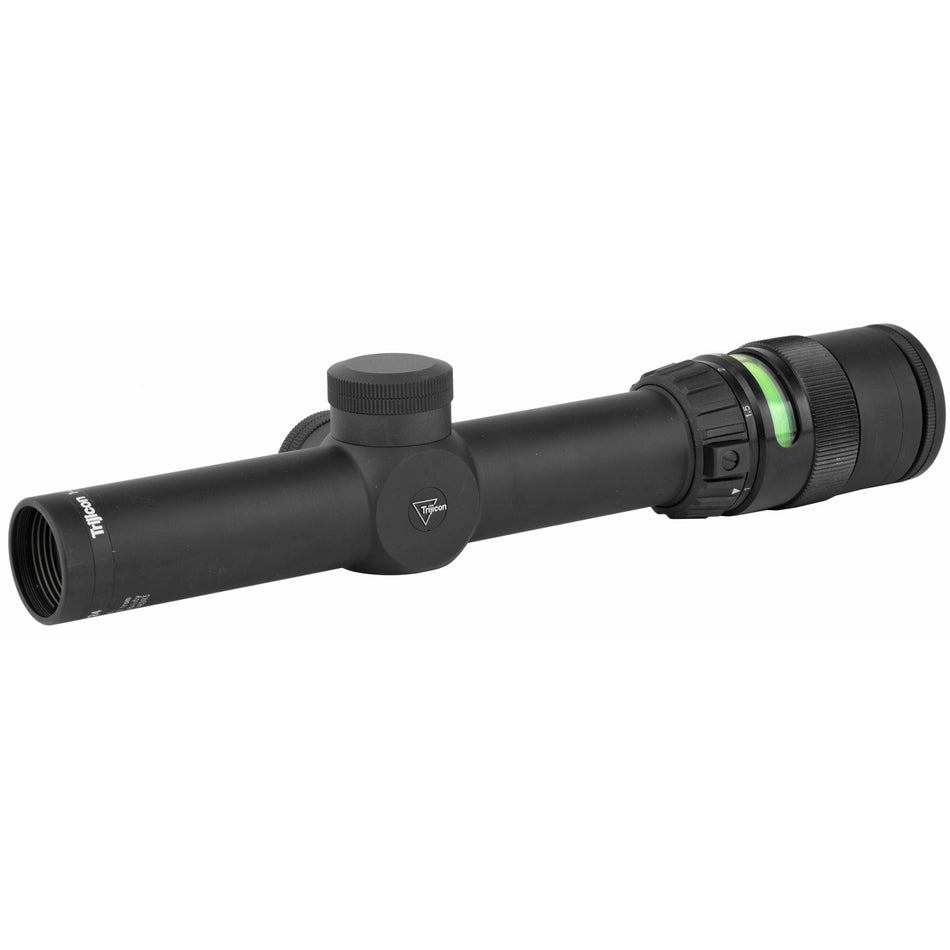 Trijicon AccuPoint Riflescope 1-4x24mm Green BAC Triangle Post Reticle