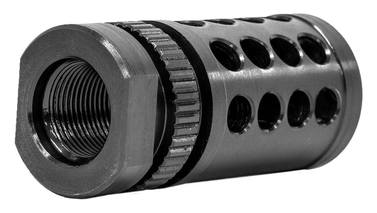 GrovTec GTHM317 G-Nite Flash Suppressor Black Nitride Steel 1/2"-28 tpi 223 Caliber
