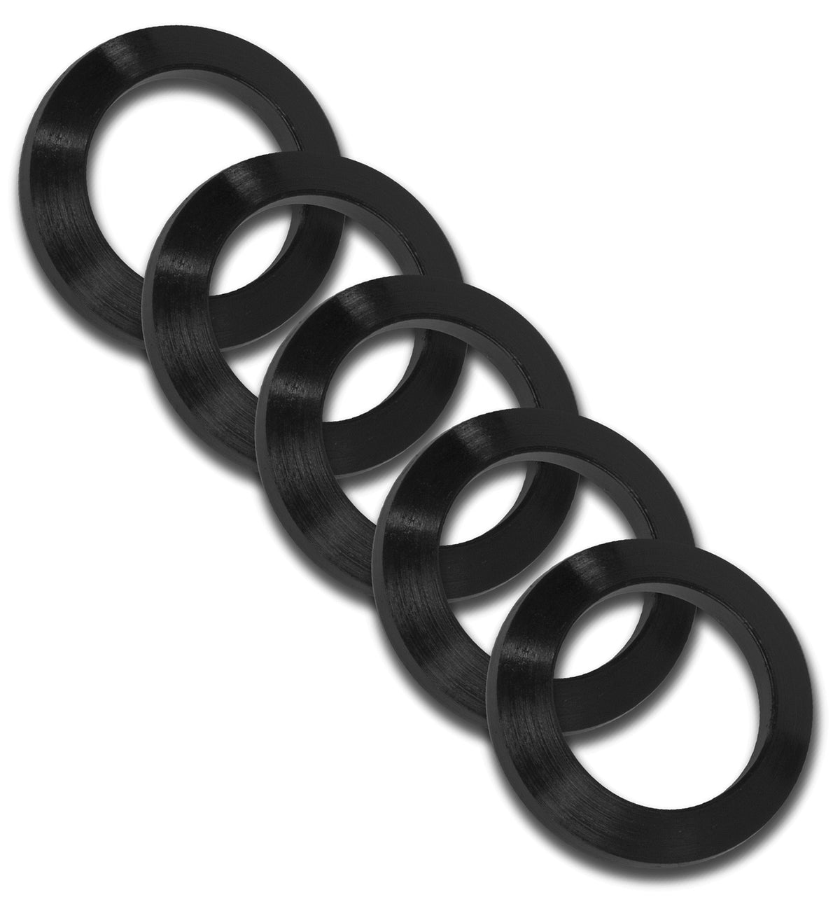 GrovTec GTHM319 Black Nitride Steel Crush Washer 223 Cal 1/2"-28 tpi Pack of 5