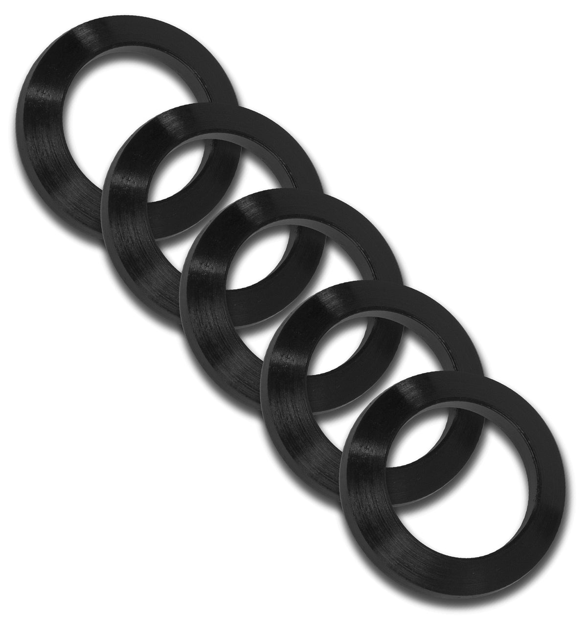 GrovTec GTHM320 Black Nitride Steel Crush Washer 308 Cal 5/8"-24 tpi Pack of 5