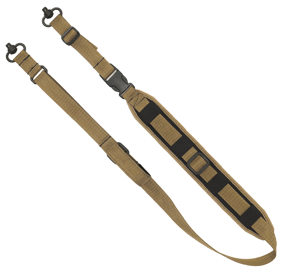 GrovTec 2-Point Sentinel QS Sling Coyote Brown Adjustable Rifle Shotgun