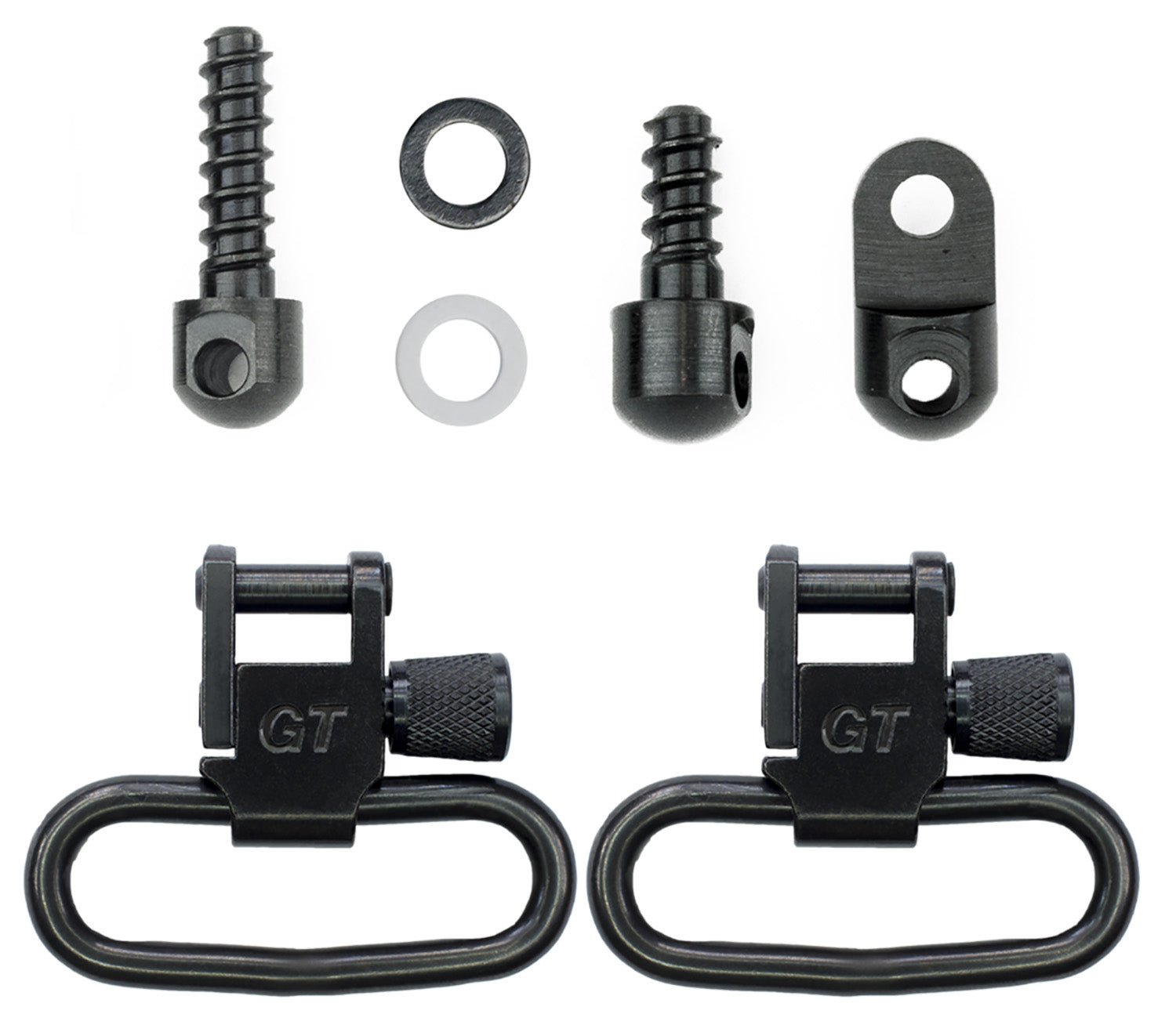 GrovTec GTSW313 Black Phosphate Locking Swivel Set Rifle 1.25" Ruger 10/22