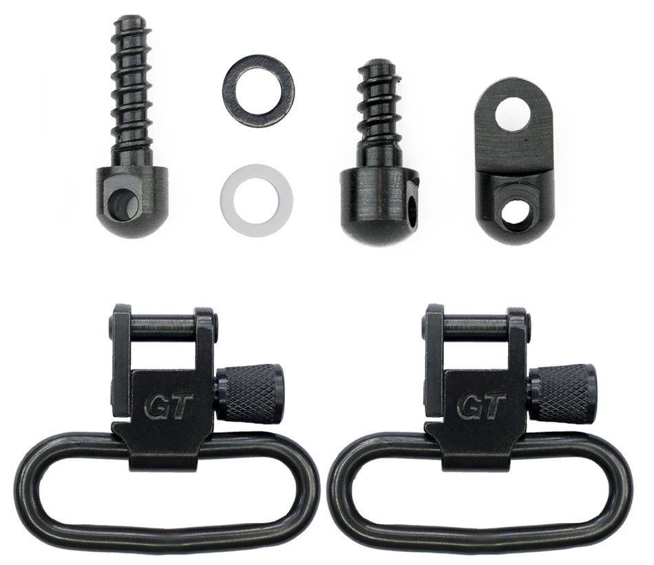 GrovTec GTSW313 Black Phosphate Locking Swivel Set Rifle 1.25" Ruger 10/22