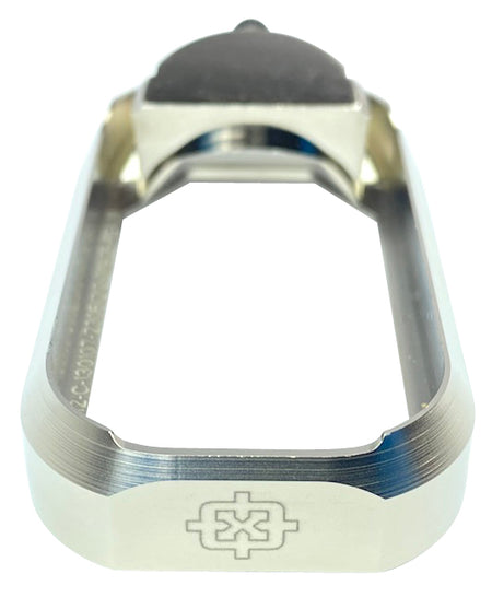 Cross Armory CRGFMWSV Glock Gen 1-3 Compatible Flared Magwell Silver Anodized