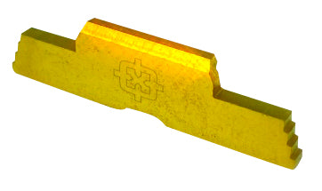 Cross Armory Gold Steel Extended Slide Lock for Glock Gen1-5 and P80 Pistols