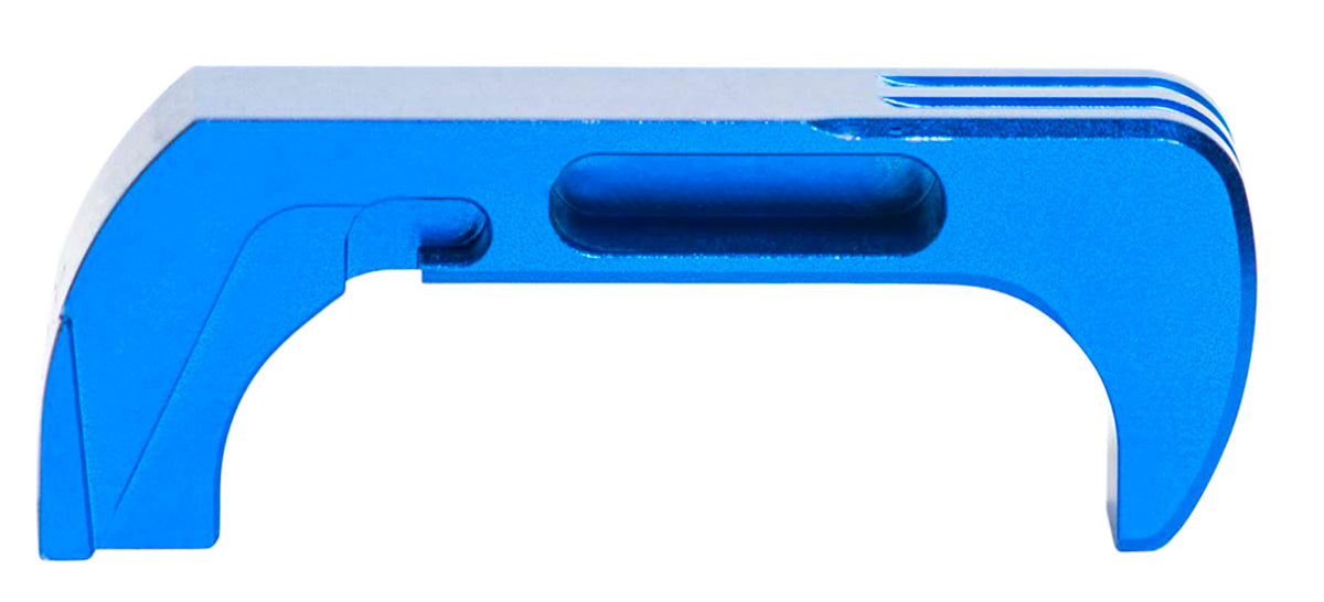 Cross Armory Blue Anodized Aluminum Extended Mag Catch Compatible w/ Glock Gen4-5