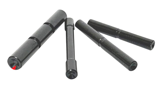 Cross Armory Black 4140 Steel Dimpled 4 Pin Set for Glock Gen4 Pistols