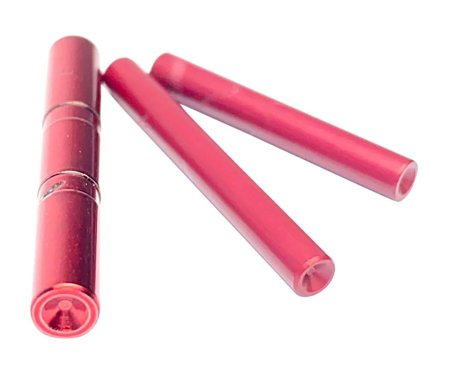 Cross Armory Red Steel Dimpled 3 Pin Set for Glock 17/19/26/34 Gen5