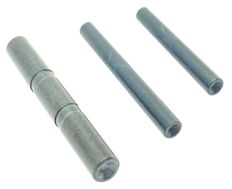 Cross Armory Black Steel Dimpled 3-Pin Set Compatible with Glock 17/19/26/34 Gen5