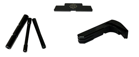 Cross Armory Black Steel/Aluminum Extended 3-Piece Kit for Glock Gen5