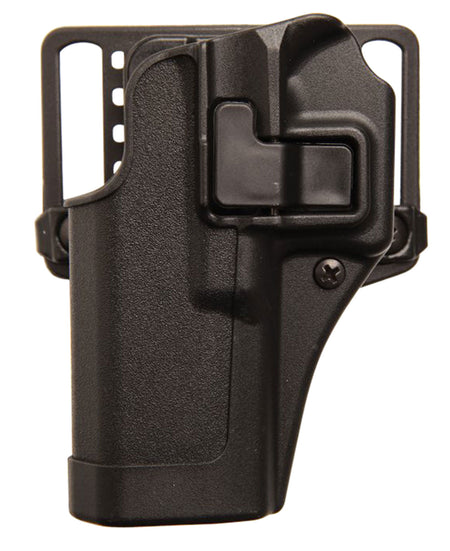 Blackhawk Serpa CQC OWB Polymer Holster Size 68 Black Belt Loop and Paddle Compatible with Glock 43 LH