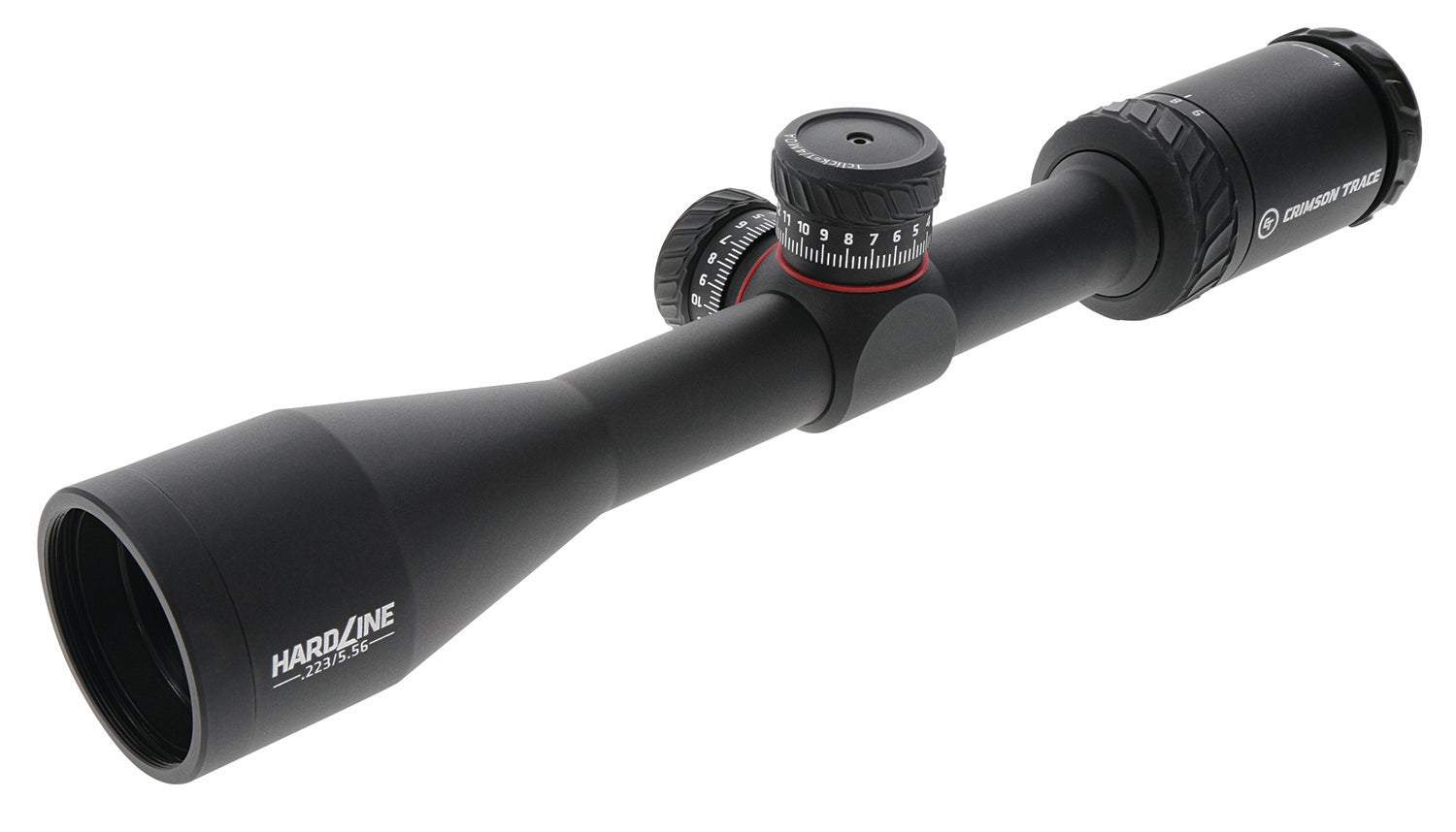 Crimson Trace Hardline 3-9x40mm Anodized Black 1" Tube BDC .223/5.56 Exposed Turrets Scope