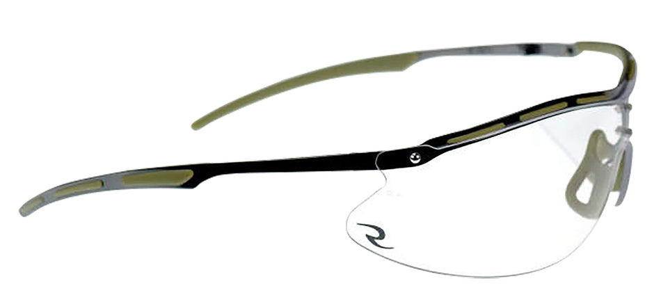 Radians CSB1011CS Bravo Ballistic Protective Eyewear Clear Lens Black Frame Adult