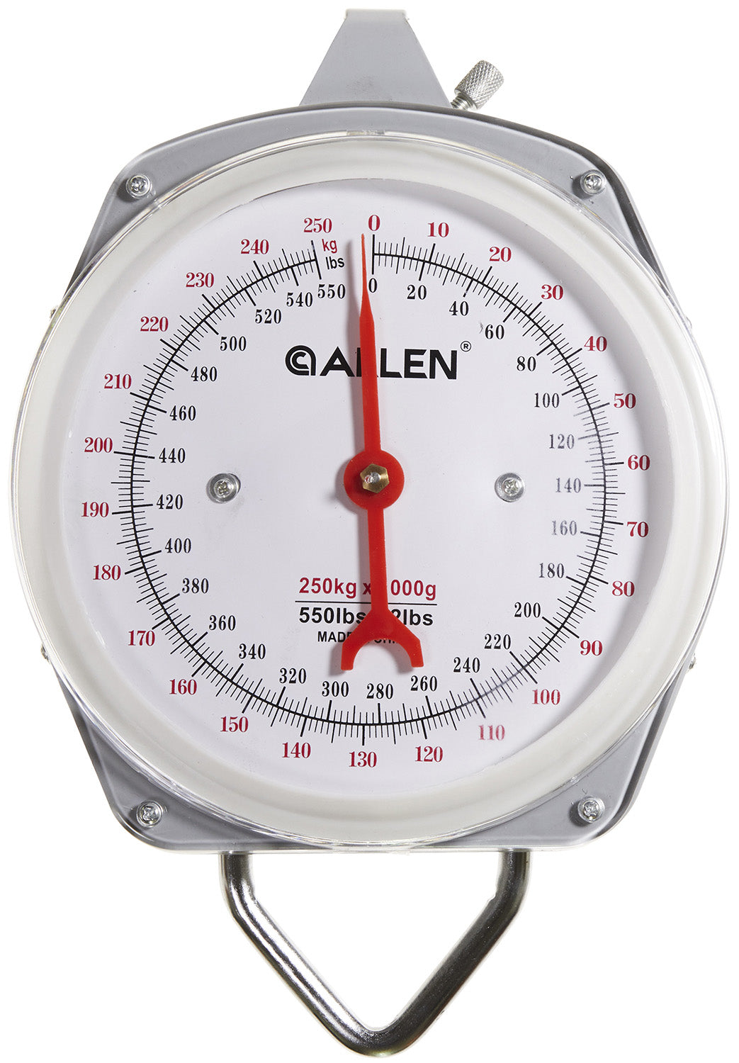 Allen 5500 550-Pound Sportsman's Weight Scale Adjustable Tare Pounds and Kilograms Display