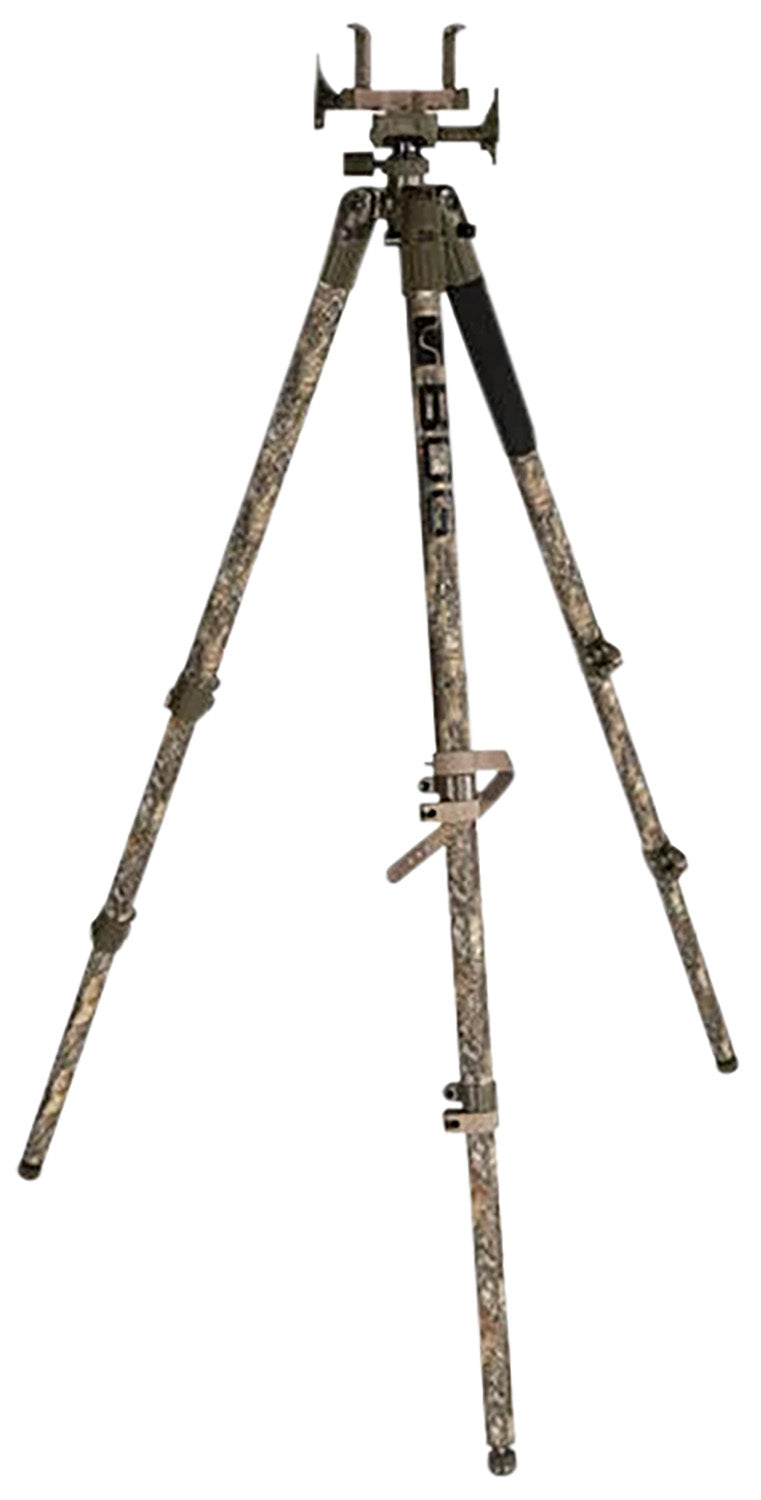 Bog-Pod DeathGrip Aluminum Tripod Realtree EXCAPE 360 Pan Lever Locks 7 to 59 Inch