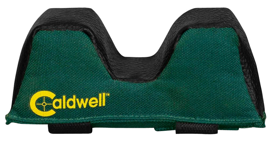 Caldwell Front Rest Bag Filled Green/Black 600D Polyester Leather Padded Benchrest
