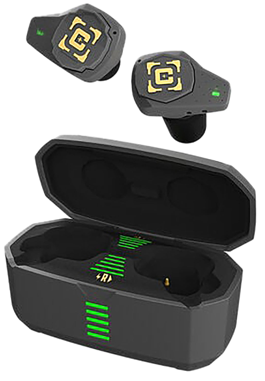 Caldwell E-Max Shadows Pro Wireless Rechargeable Electronic Earplugs Black Adult
