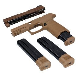 Sig Sauer 8900268 X-Change Kit Sig P320 M18 9mm Coyote Tan Optic-Ready 17/21rd