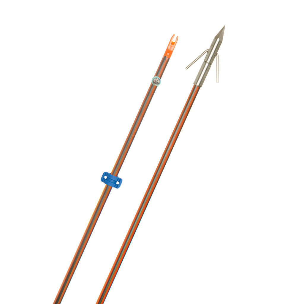 Fin Finder Hydro Carbon IL Bowfishing Arrow Stainless Big Head Pro Point