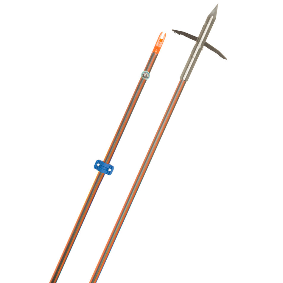 Fin Finder Hydro Carbon IL Bowfishing Arrow Stainless Kraken Point
