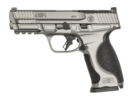 Smith & Wesson 14161 M&P M2.0 Full Size Frame 9mm Luger 10+1 4.63" Black Steel Barrel, Gray Optic Cut/Serrated Steel Slide, Gray Aluminum Frame w/Picatinny Rail, Black Polymer Grip