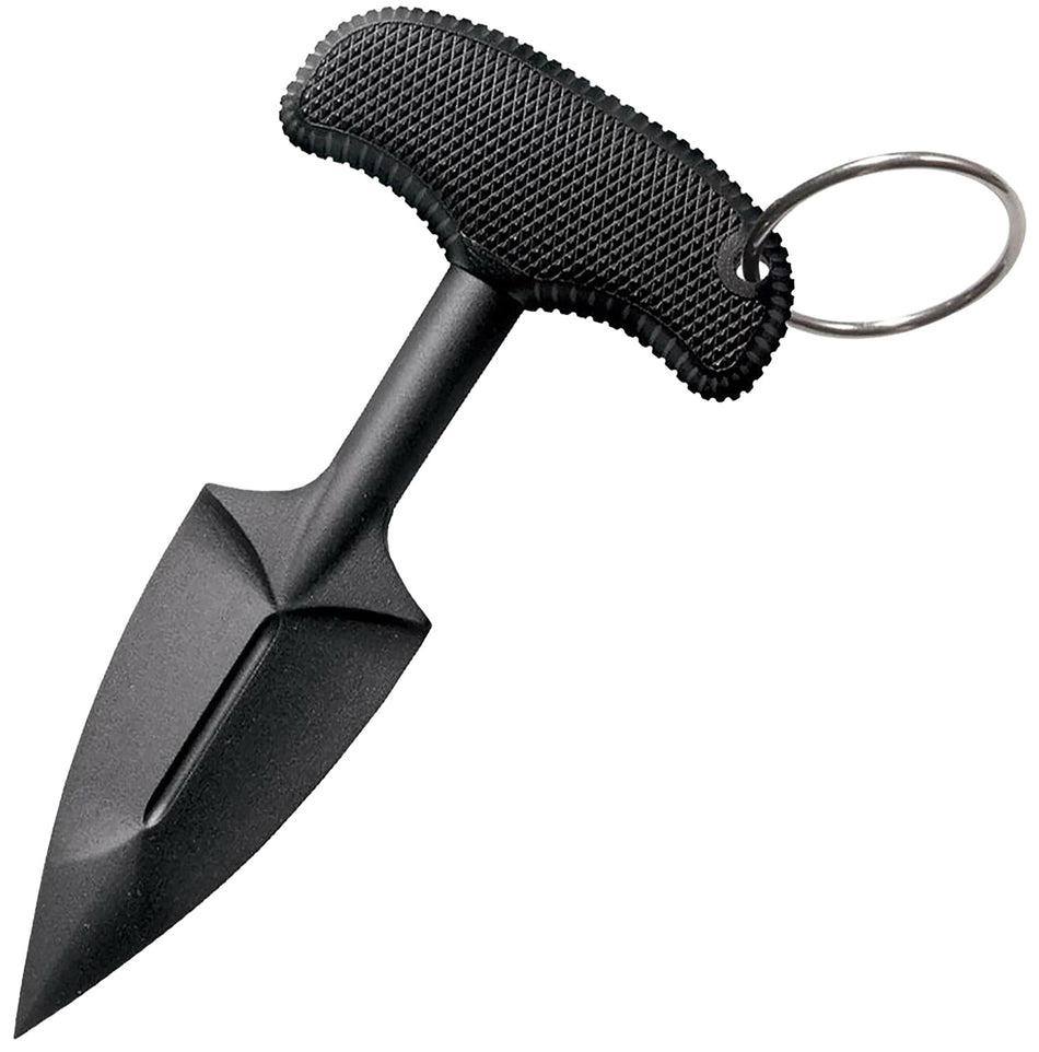Cold Steel FGX Push Blade II 2.25" Fixed Black Griv-Ex Blade, Kray-Ex Handle Impervious to Moisture and Elements