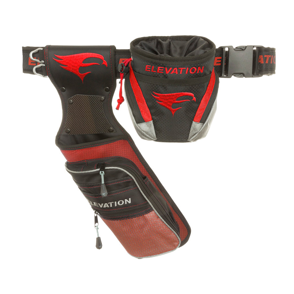 Elevation Nerve Archery Field Quiver Package RH Red
