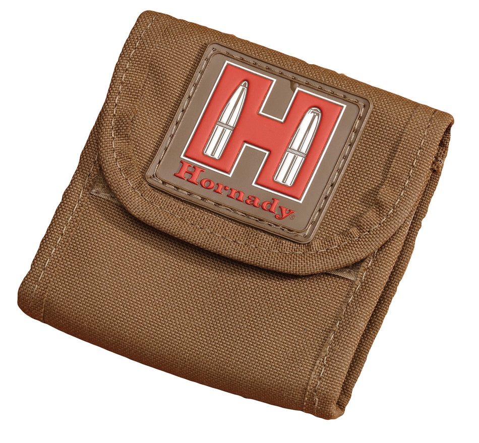 Hornady 99116 Rifle Ammo Carrier Pouch 10rd Tan Cordura with Velcro