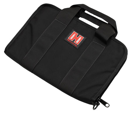 Hornady 99117 Soft Handgun Case Black Red Cordura Nylon Single Pistol