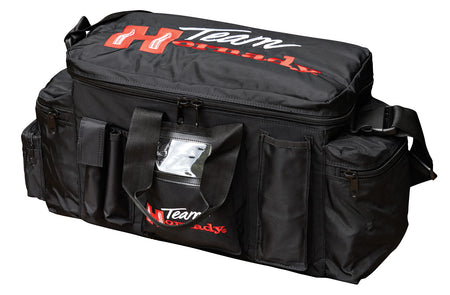 Hornady 9919 Team Hornady Embroidered Range Bag Black Nylon Large Accessory Compartment